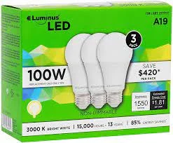 - Dog anti-slip matLuminus Non Dimmable LED A19 Light Bulbs