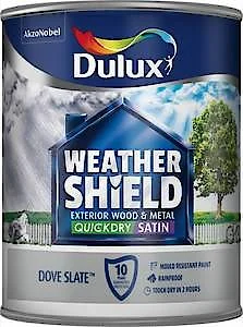  -Explosion-proof leash FOR LARGE dogsDulux Weather Shield Quick Dry Satin Paint, 750 Ml - Pure Brilliant White