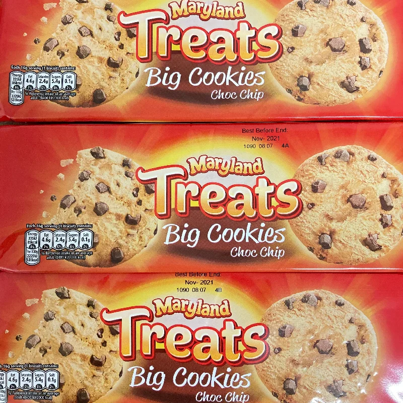 - Pet fence foldable indoor3x Maryland Treats Big Cookies Choc Chip (3x144g)