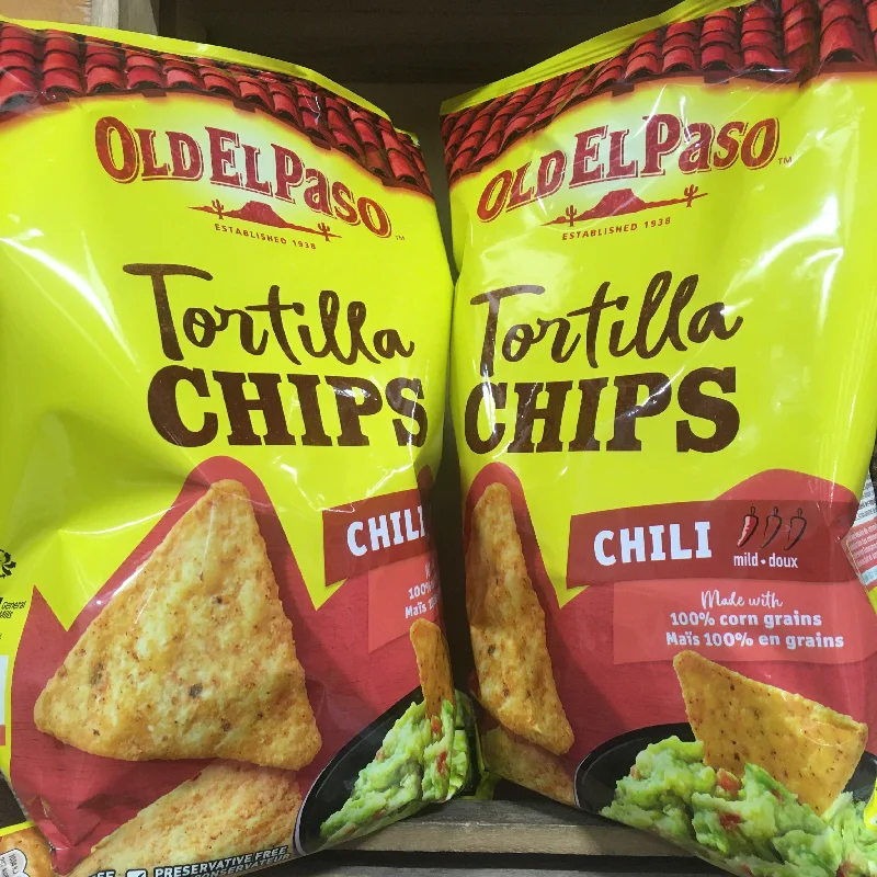 - Air box TSA certified check-in2x Old El Paso Mexican Crunchy Chili Tortilla Chips (2x185g)
