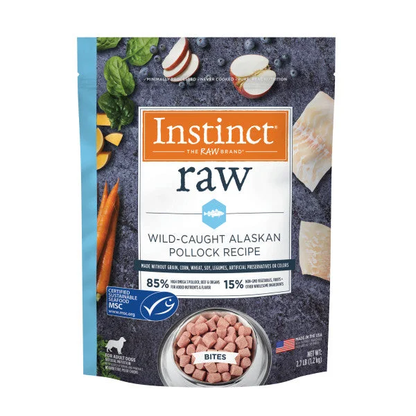 Pet ProductsNature's Variety Instinct Raw Frozen Pollock Bites Dog Food