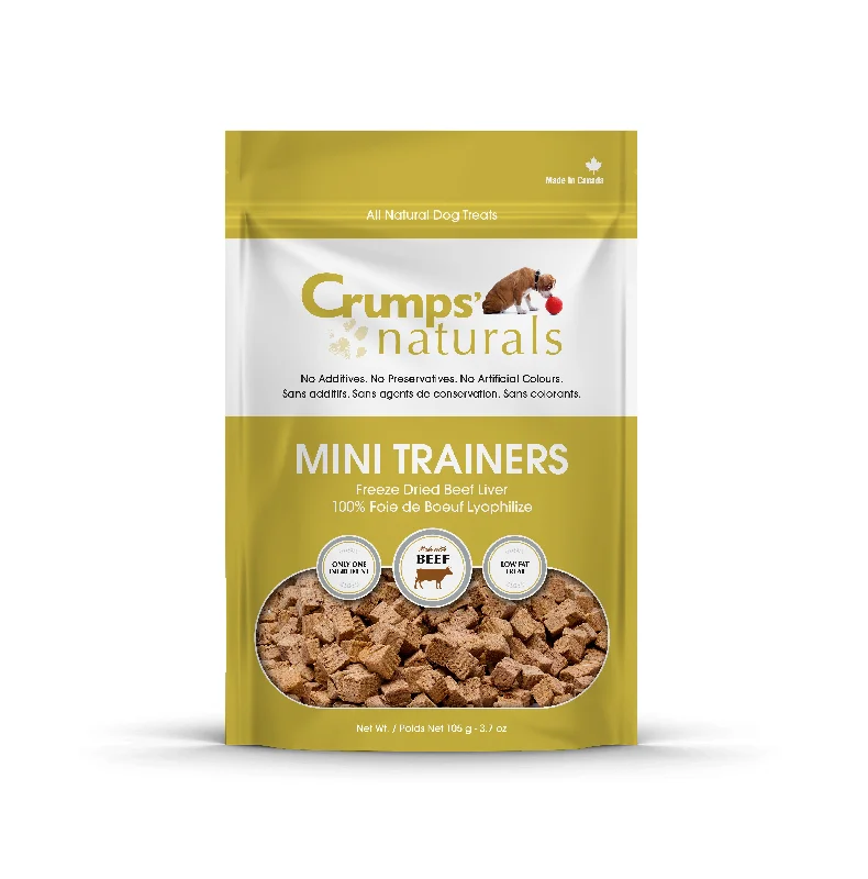 - Dog food discountsCrumps' Naturals Mini Trainers Freeze Dried Beef Liver