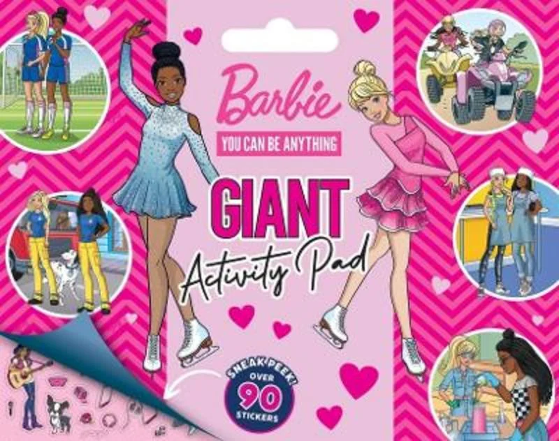 - Foldable and portable cat bagBarbie You Can Be Anything: Giant Activity Pad (Mattel)