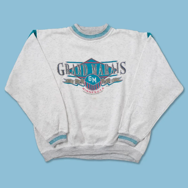 - ​​Christmas pet Christmas clothingVintage Grand Marais Minnesota Sweater Medium