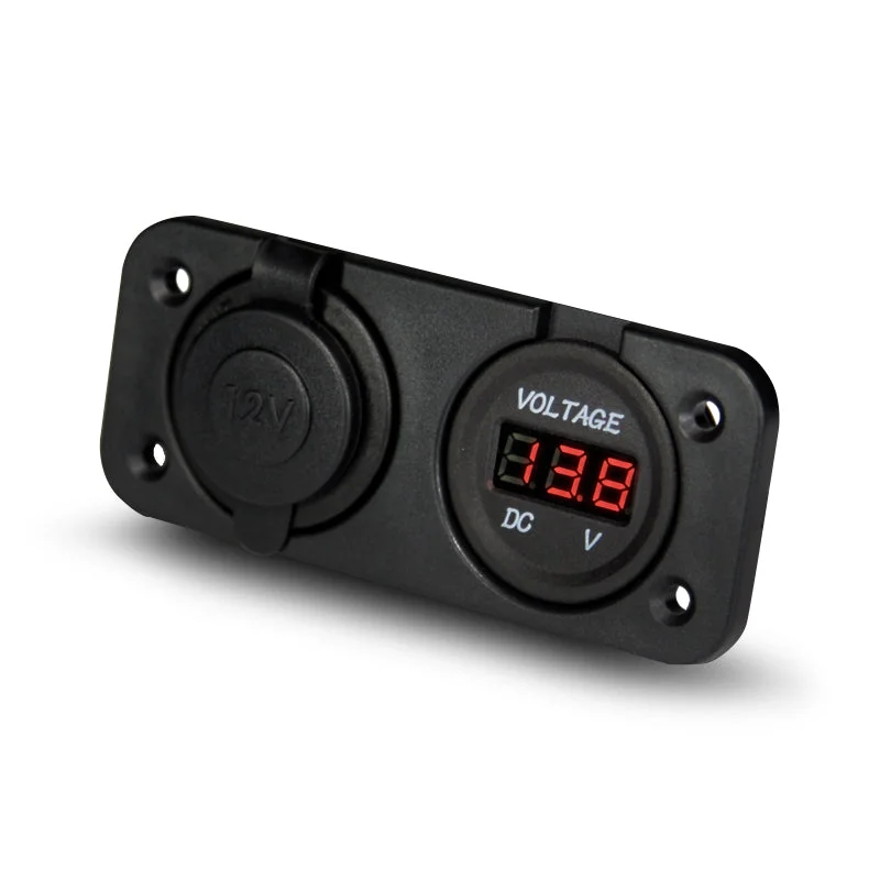 - Dog anti-slip matAerpro APDCP28 Panel Mount Accessory Socket and LED Voltmeter