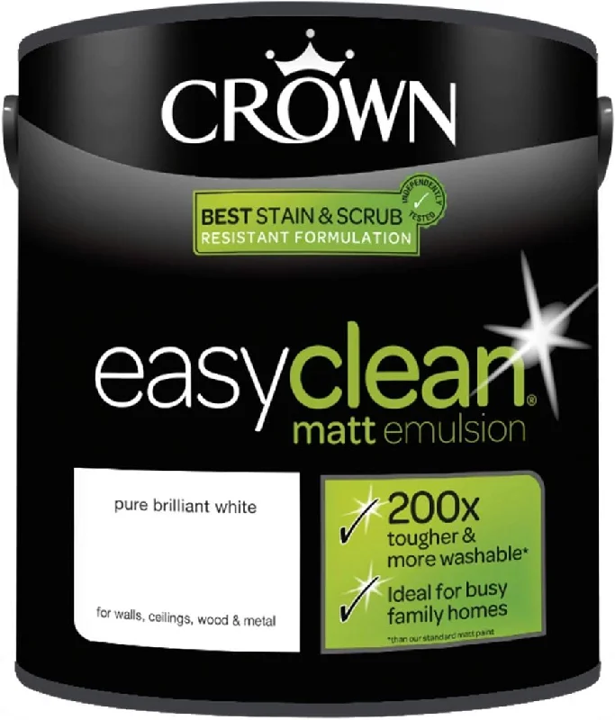 - Cat hair ball removal and hair removal creamCrown Easyclean Matt Emulsion 2.5L Pure Brilliant White - Cat hair ball removal and hair removal creamCrown Easyclean Matt Emulsion 2.5L Pure Brilliant White