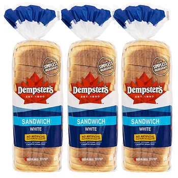 - Dog heart rate monitoring collarDempster’s White Sandwich Bread
3 × 675 g