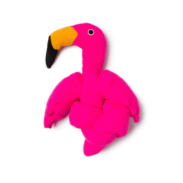 - Organic cotton dog bibsFab Dog Twisty Flamingo Dog Toy