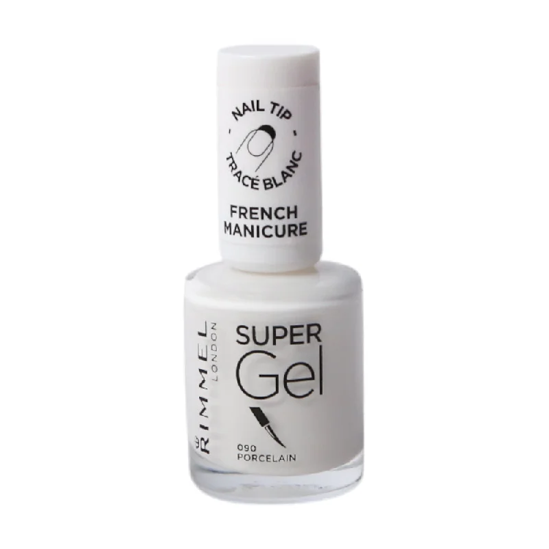 ---RIMMEL SUPER GEL NAIL POLISH 090 PORCELAIN 12ML