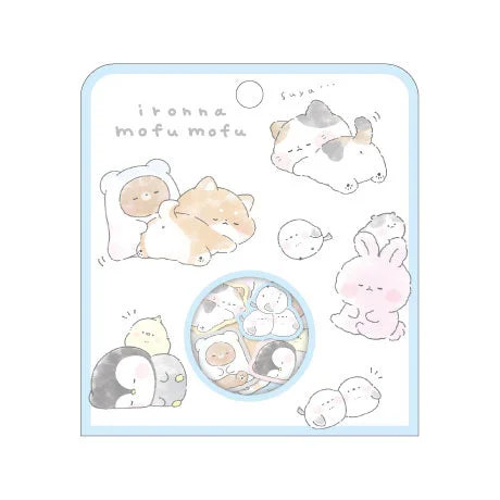 - Winter warm clothes for short-haired dogsKamio Fluffy Animal Sticker Flakes 21pcs
