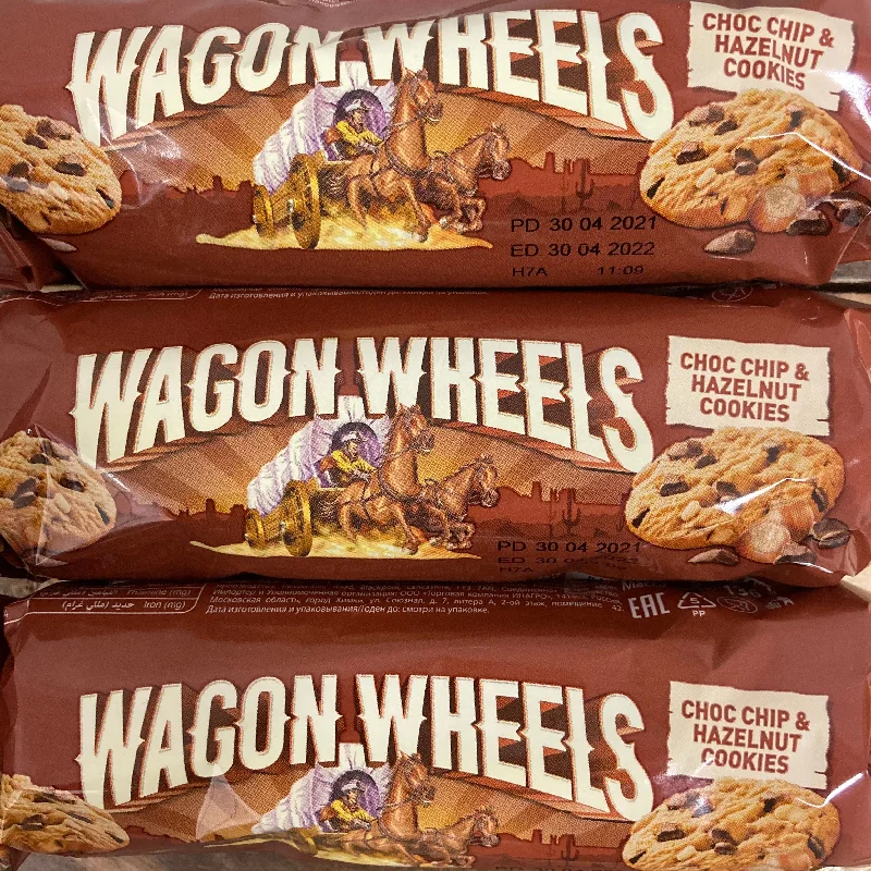 -Explosion-proof leash FOR LARGE dogs3x Wagon Wheels Choc Chip & Hazelnut Cookies (3x136g) -Explosion-proof leash FOR LARGE dogs3x Wagon Wheels Choc Chip & Hazelnut Cookies (3x136g)