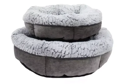- Rabbit grass rack to prevent waste food boxRosewood Grey Luxury Plush Bed 64cm