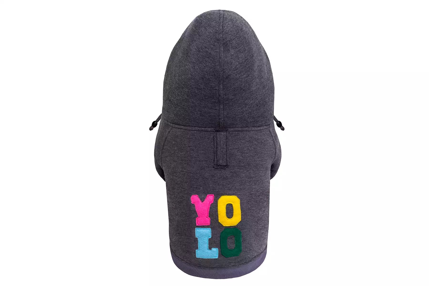 - Dog disposable foam shower gelBowl and Bone Yolo Graphite Dog Hoodie