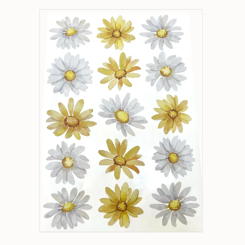 - Cat stress soothing sprayWall Decals - Daisy Watercolour Flowers - Fabric