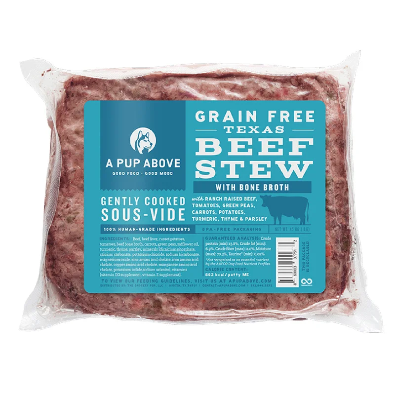 - Dog anti-slip matA Pup Above Texas Beef Stew Frozen (12lb)