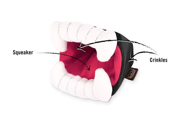 - Remote interactive pet feederPLAY Howling Haunts Barky's Bite