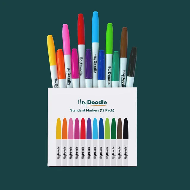 - Automatic temperature adjustment cat bedHeyDoodle Markers (12 Pack) | STANDARD-TIP - Automatic temperature adjustment cat bedHeyDoodle Markers (12 Pack) | STANDARD-TIP