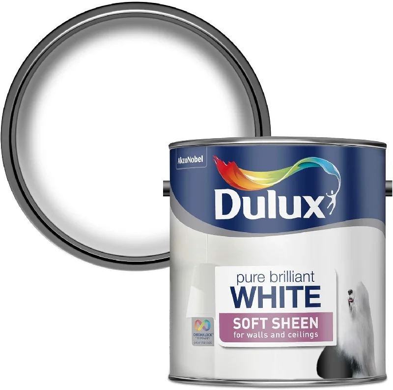 - Pet vitamin complex nutrition tabletsDulux Soft Sheen Emulsion Paint For Walls And Ceilings - Pure Brilliant White 2. 5 Litres