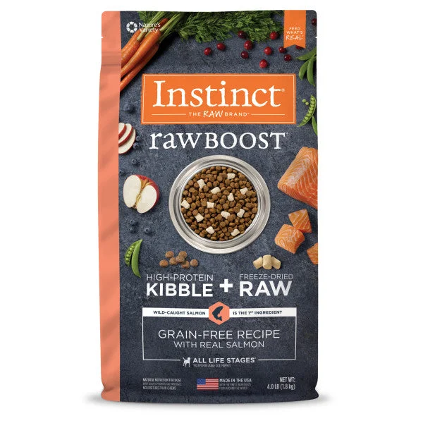 - Parrot climbing and standing wooden frameNature's Variety Instinct Raw Boost Salmon Recipe Dry Dog Food - Parrot climbing and standing wooden frameNature's Variety Instinct Raw Boost Salmon Recipe Dry Dog Food