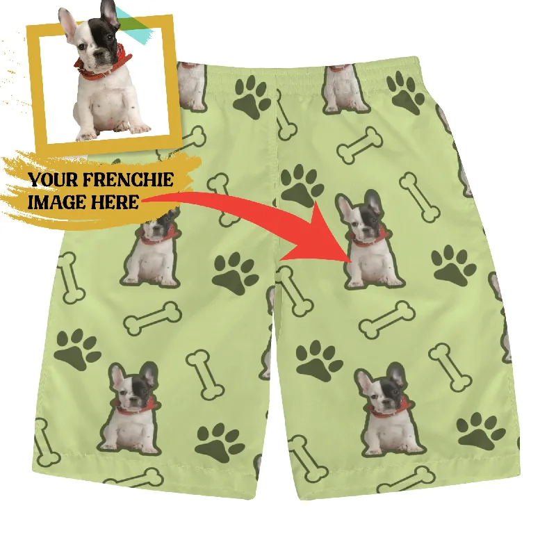 - Foldable and portable cat bagCustom Mens All Over Print Shorts with French Bulldog image