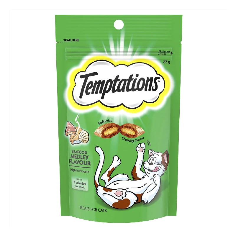    - Cat food for digestive health  Temptations Seafood Medley Cat Treats