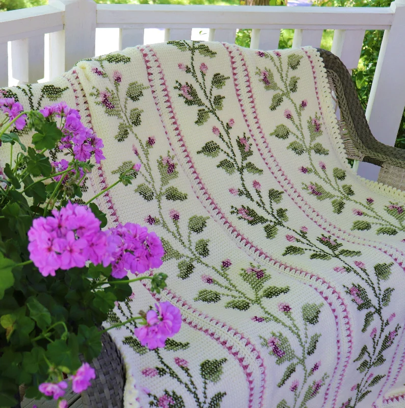 ---Crochet Kit - Summer Rose Afghan