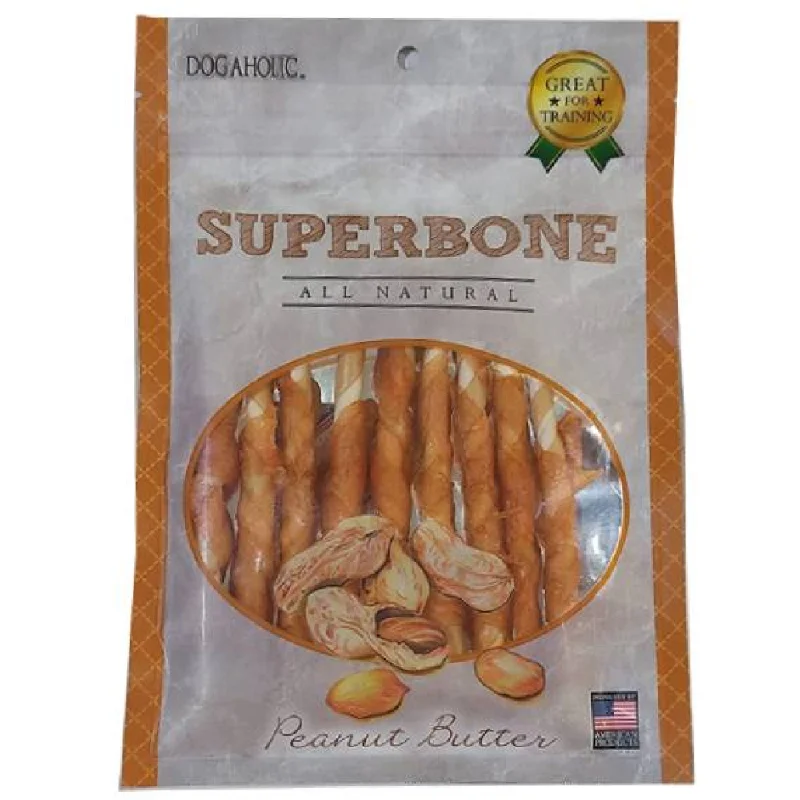 Pet ProductsSuper Bone Chicken Peanut Butter Stick Dog Treats Special Offer
