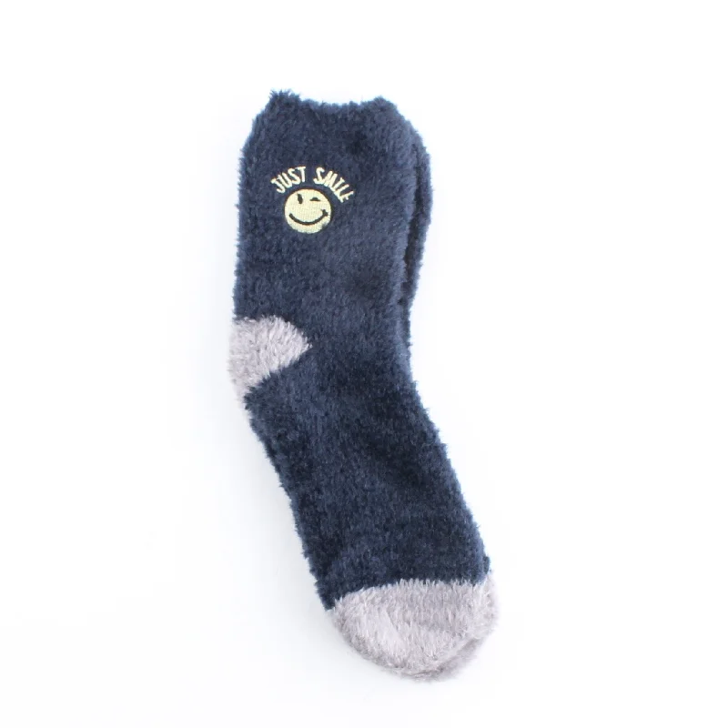 - Pet tear stain cleaning wipesShaggy Embroidered Smiley Face 22x20cm Socks