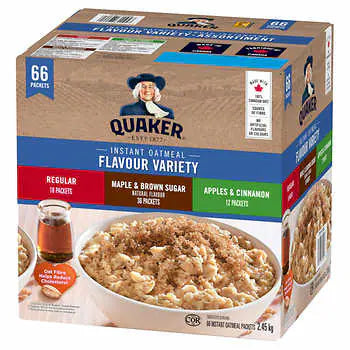 - ​​Christmas pet Christmas clothingQuaker Instant Oatmeal 3 Flavour Variety Pack, 2.45 kg