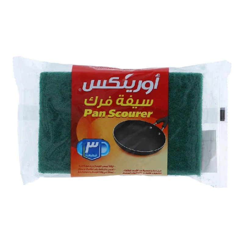 ---ORINEX PAN SCOURER SPONGE 3PCS