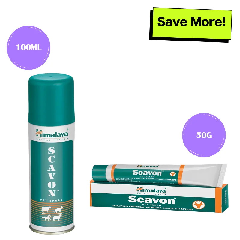 - Deodorizing cat litter tofu litterHimalaya Scavon Vet Cream and Vet Spray for Dogs and Cats Combo